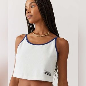 Adidas Terry Crop Tank, M, White